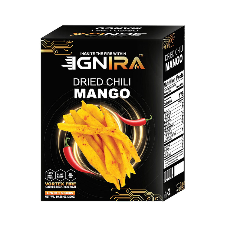 IGNIRA 辣椒芒果干 6包 甜辣过瘾 1 盒