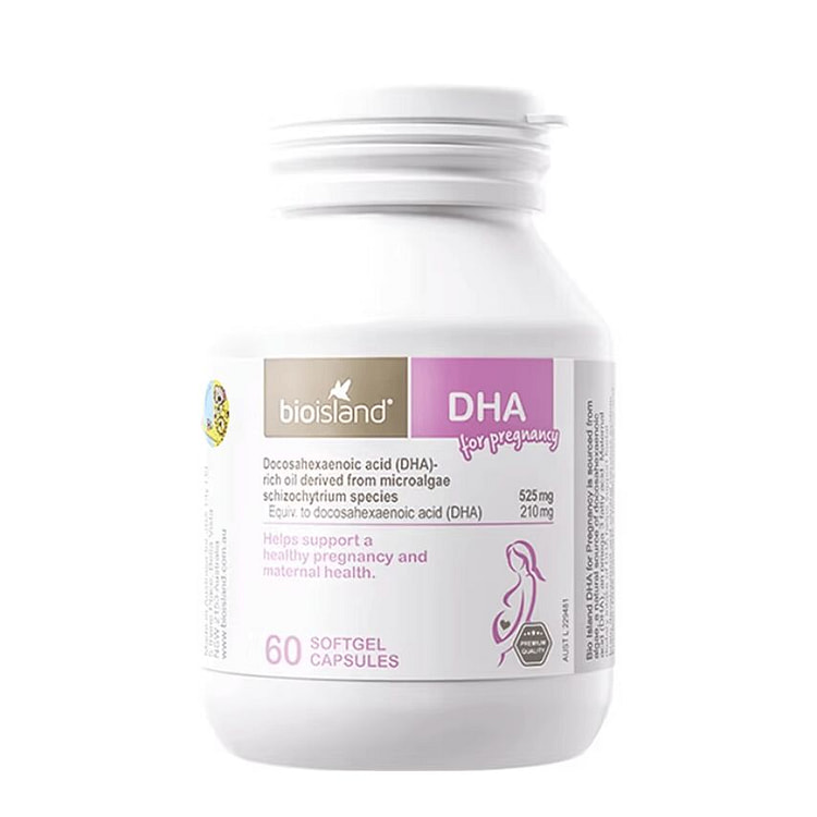 澳洲bioisland佰澳朗德海藻油DHA 60粒 1 瓶