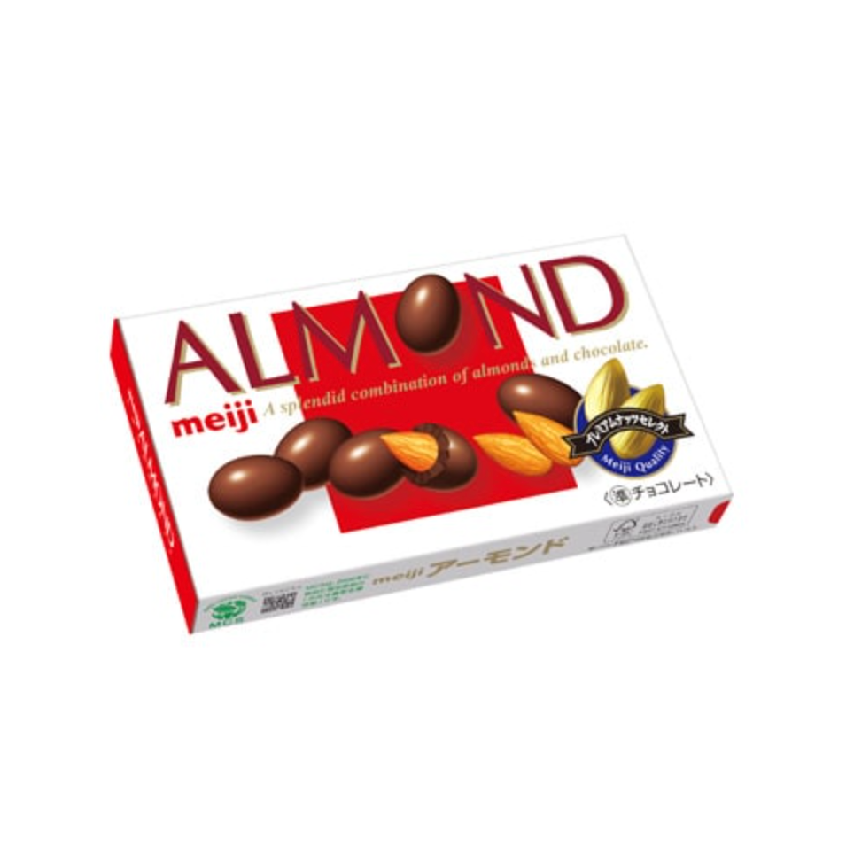 MEIJI Almond Chocolate 79g 1 box