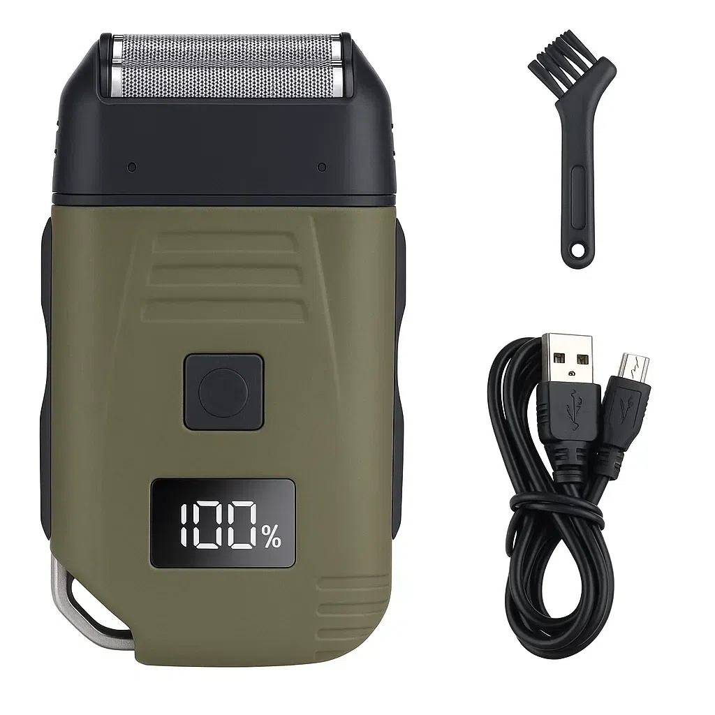 Mens USB Electric Shaver Trimmer Razor Rechargeabl 1 pack