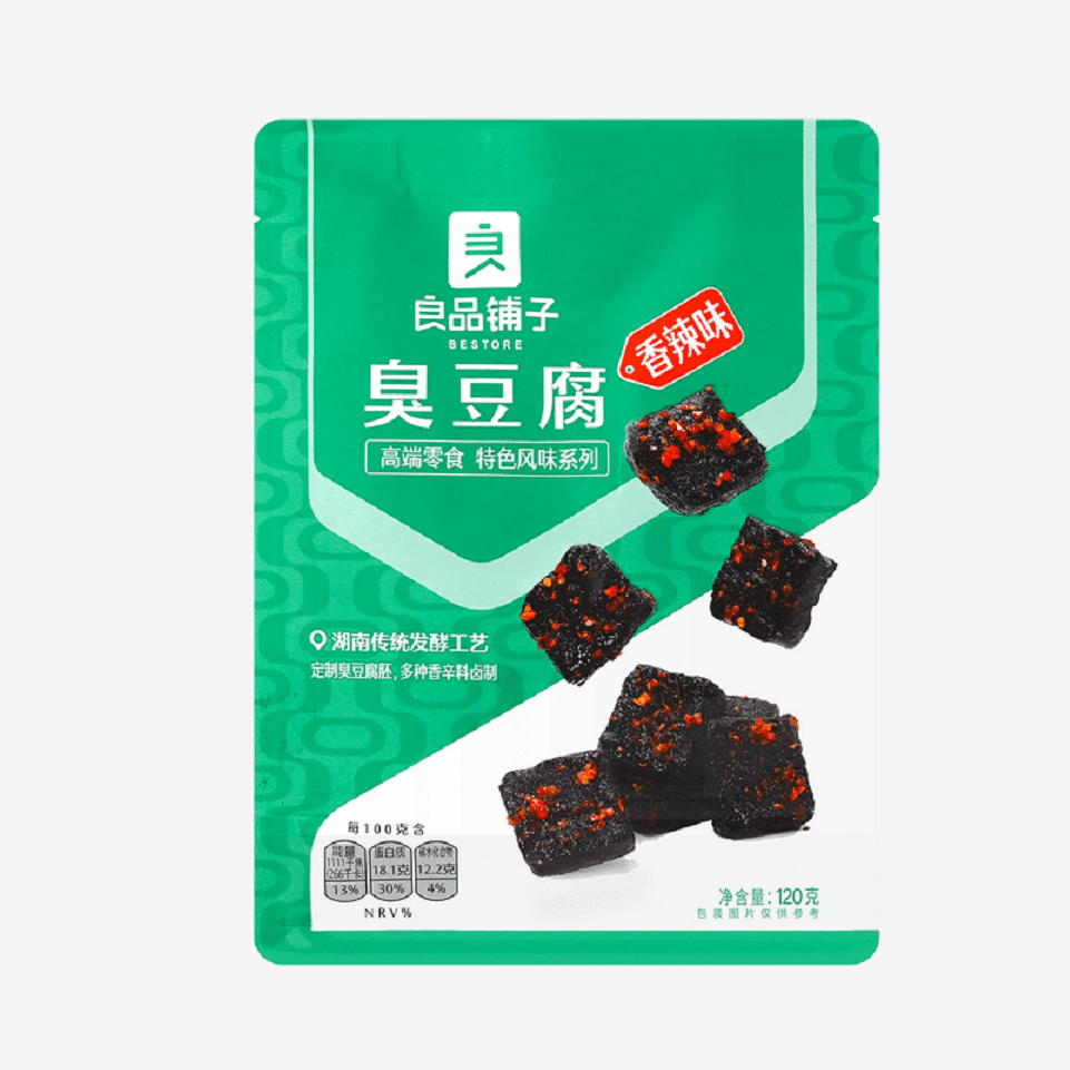 良品铺子 臭豆腐 香辣味120g 1 份