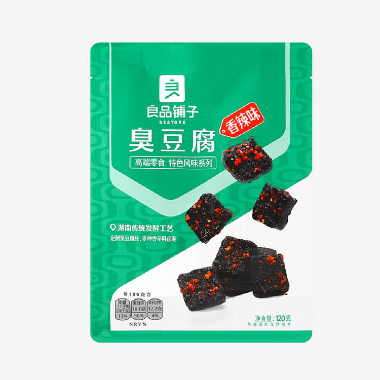 良品铺子 臭豆腐 香辣味120g