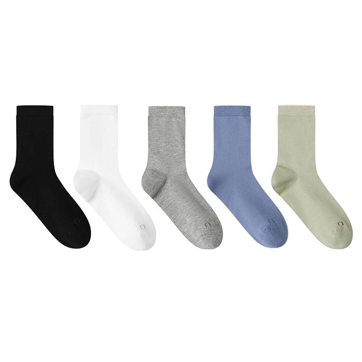 Ubras Cotton Breathable Men’s Mid length Socks (Five Pair) – Group 02- One Size 100 g