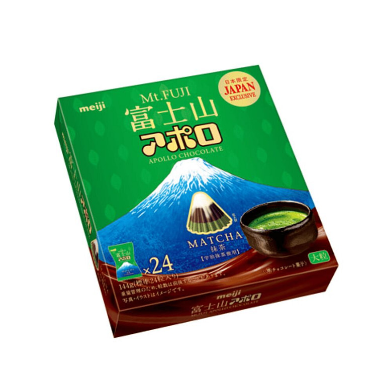 明治抹茶富士山巧克力 144 克