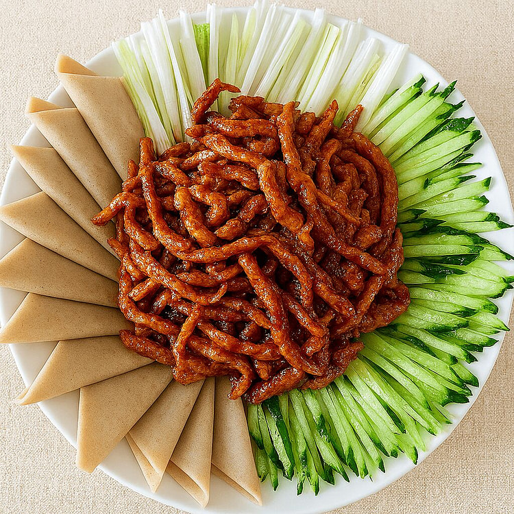 京酱肉丝（带六张饼）