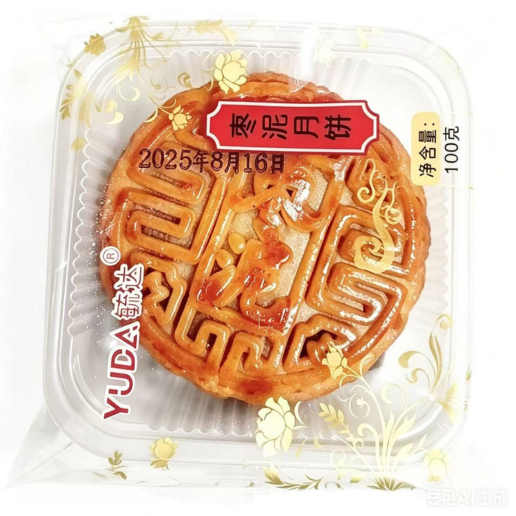 毓达 广式月饼枣泥100g*4包 400 克