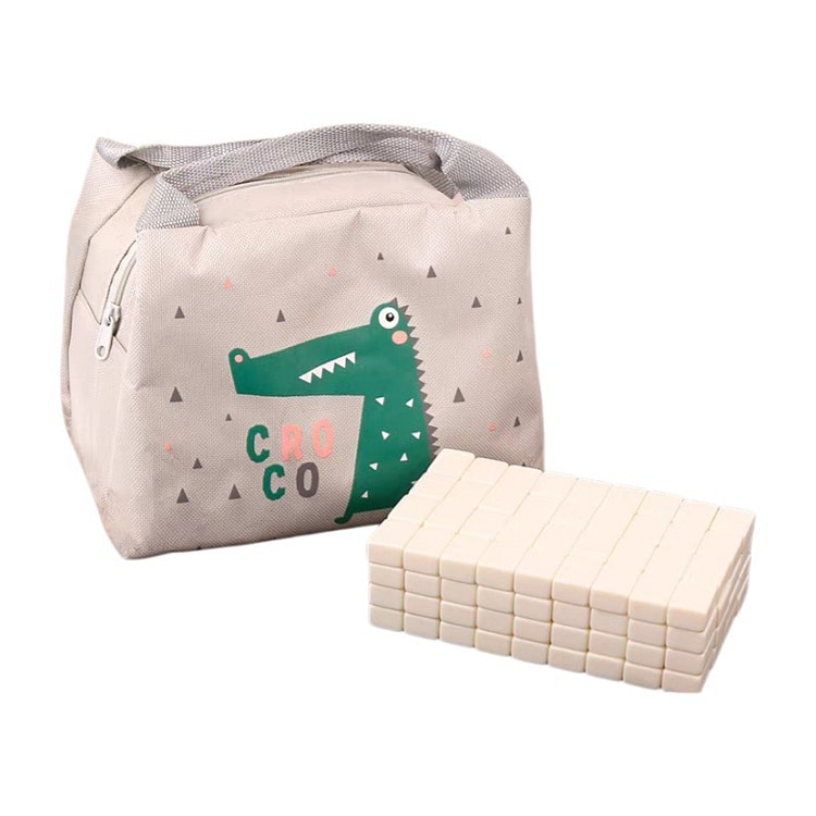 迷你麻将牌-26mm牙白色宿舍手搓网红小麻将 1 盒