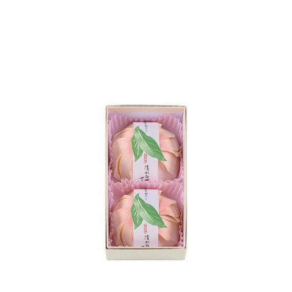 Shimizu White Peach Jelly – 2 Pieces 1 each
