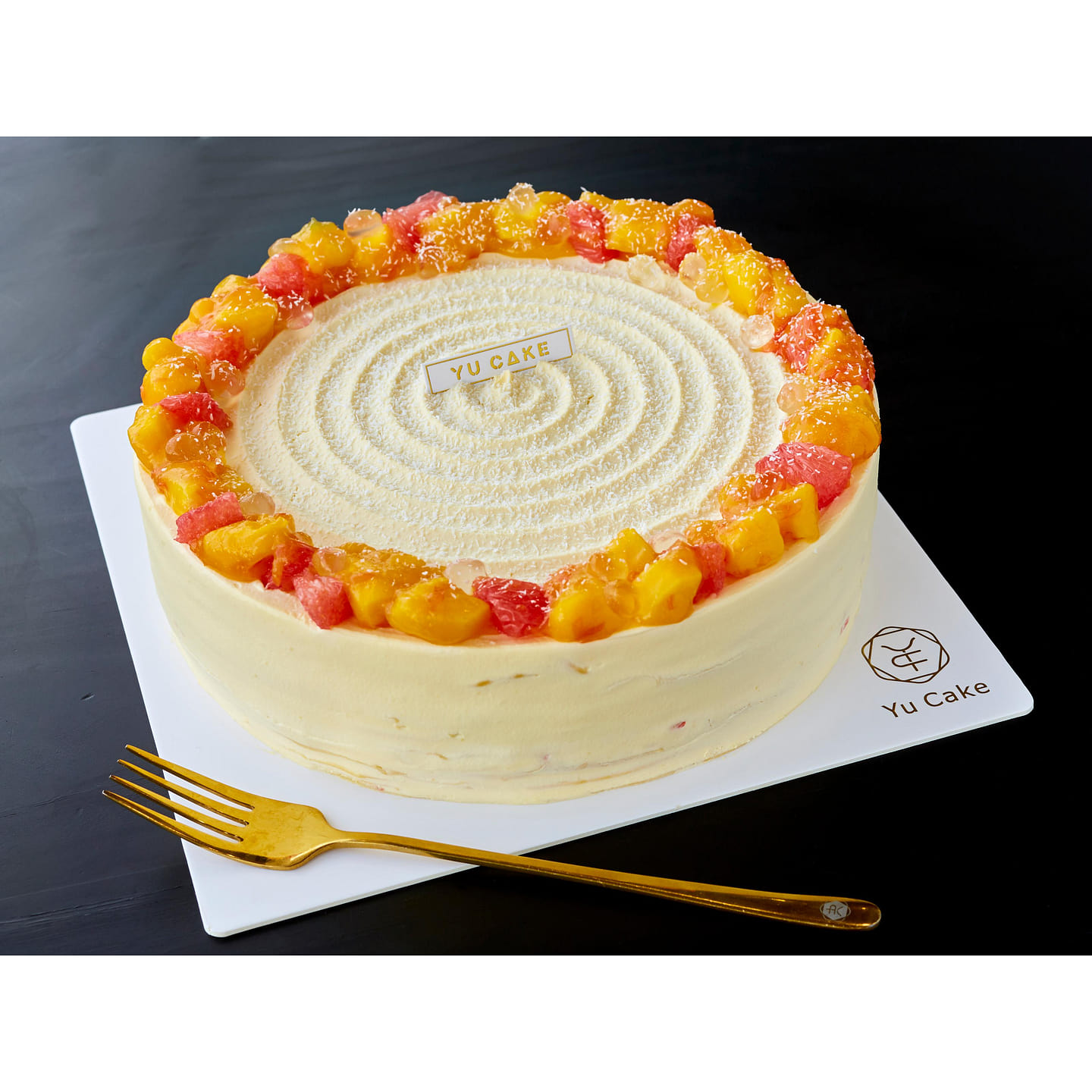 【Dessert】(Whole) Mango Grapefruit Mille Crepe Cake 1 個