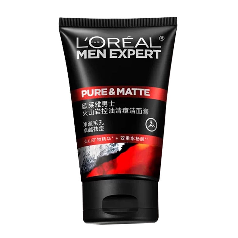 Loreal Men Volcano Cleanser Oil Control Anti Acne 100 ml