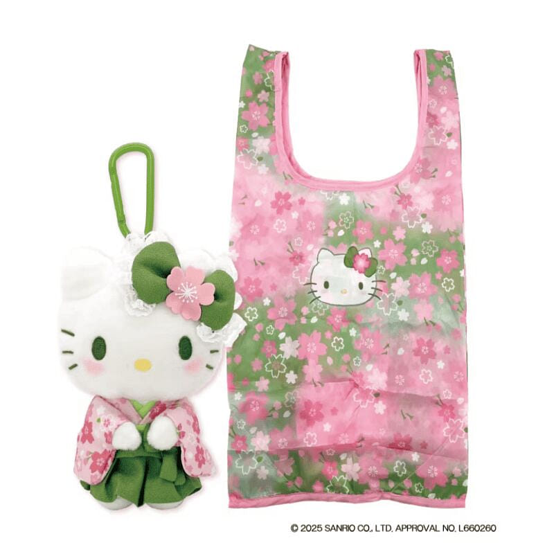 日本三丽鸥sanrio抹茶和服hellokitty 1 份