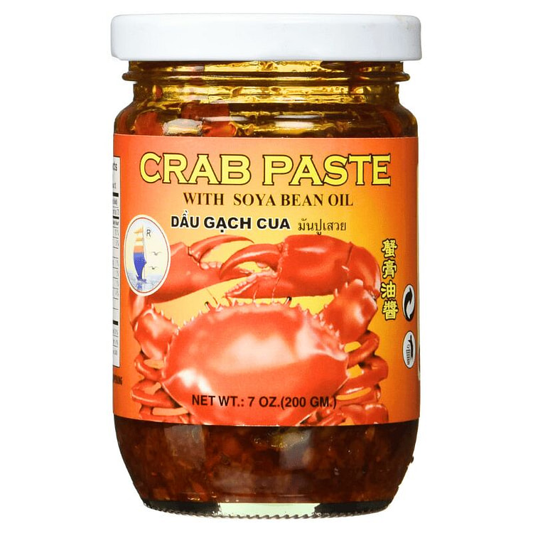 R Dragon Crab Paste with Soya Bean Oil 200g
