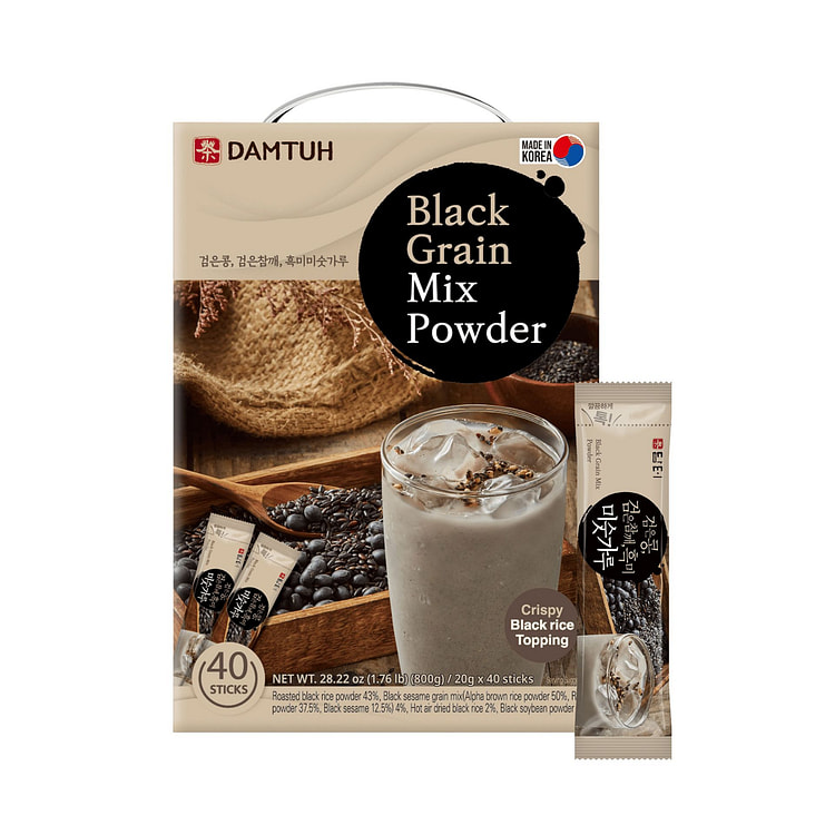 Damtuh Black Grain Mix Powdered Tea 40 pcs 20 g