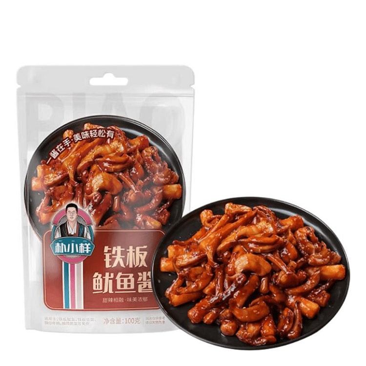 朴小样 朝鲜族风味香辣铁板鱿鱼酱  100g*1袋 100 克