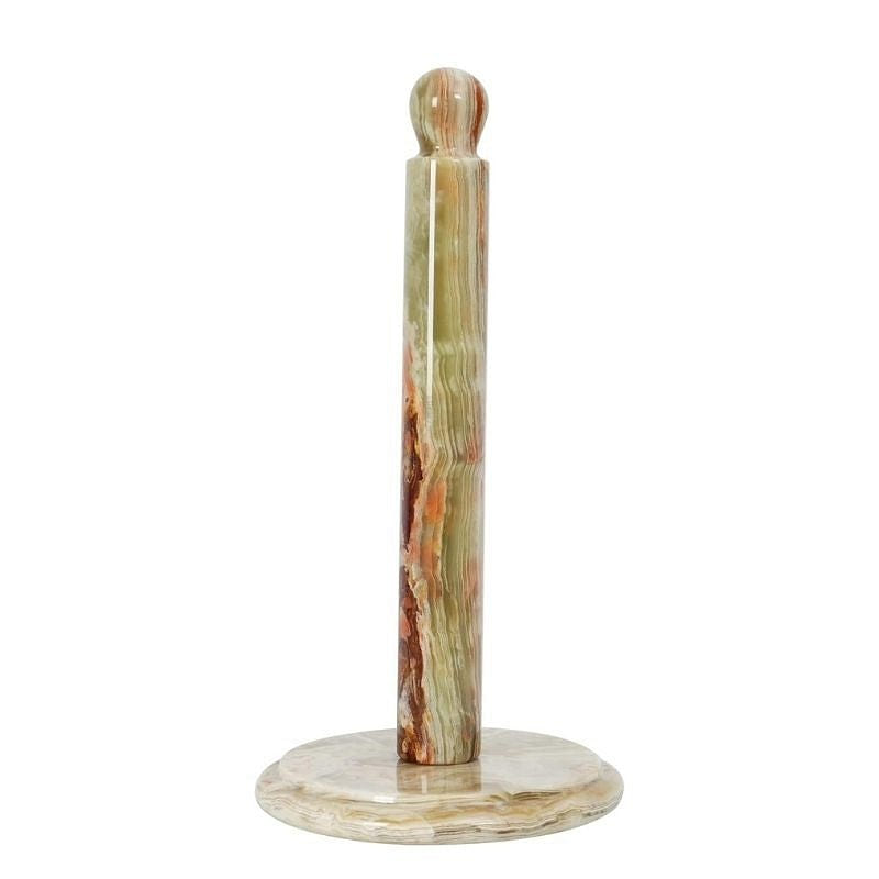 Marble Paper Towel Holder 12.5'' Inches Green Onyx 1 カウント