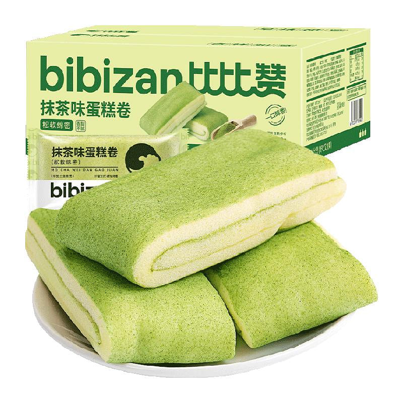 Bibizan Matcha Cake Roll 300g*1 box 300 g