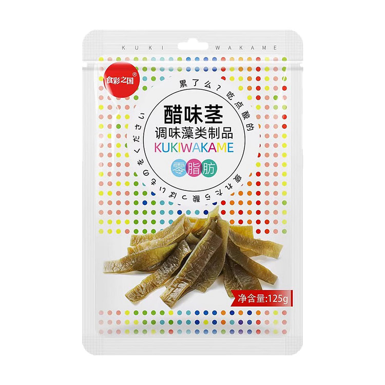 食彩之国醋昆布醋味茎零食125g*1袋