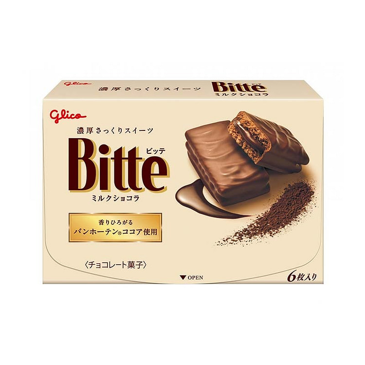 Glico Bitte Milk Chocolate Pie 6pcs