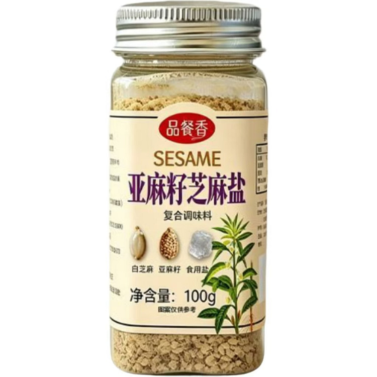 亚麻籽芝麻盐100克*瓶 100 克