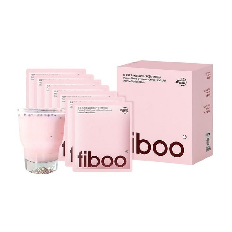 FIBOO Protein Shake #Intense Berries Flavor