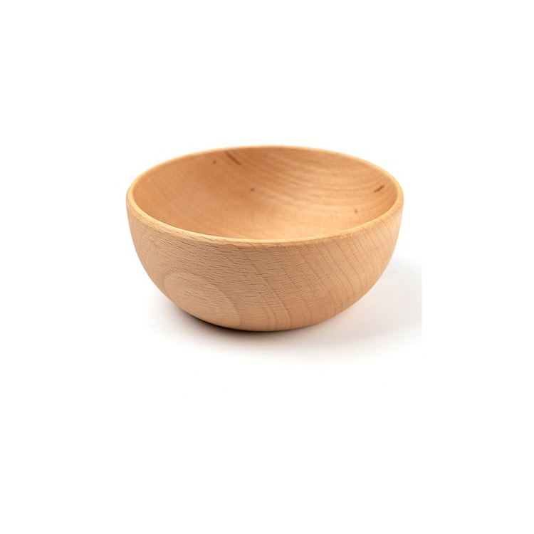 SUMI Artisan-Crafted Beechwood Cup Bowl 14cm