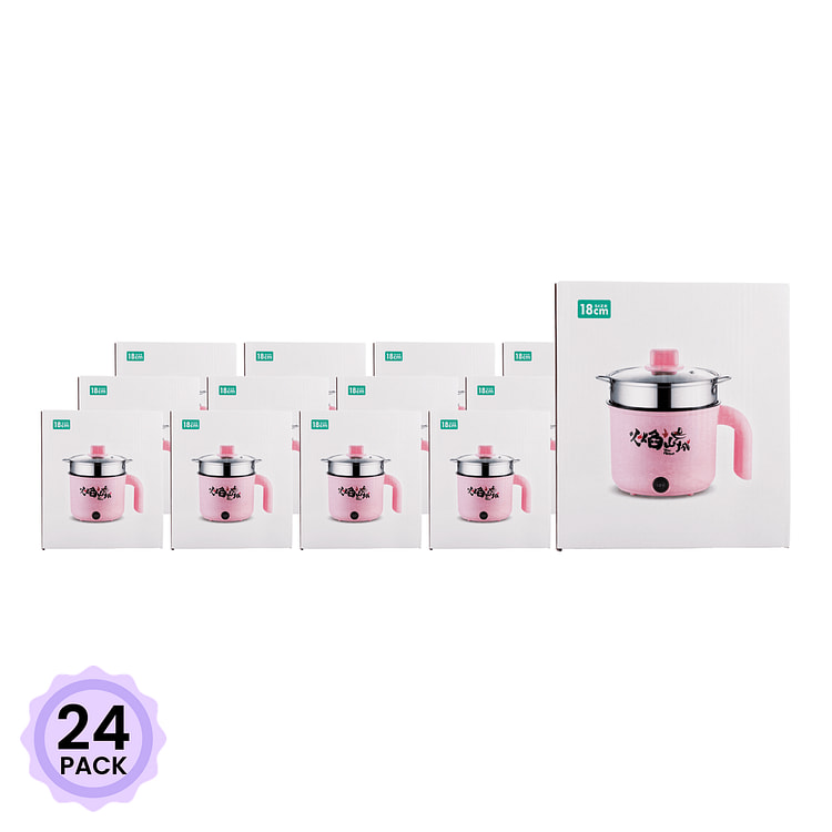 火焰山城 单人份蒸煮锅(随机发) 18cm 1 个*24 包