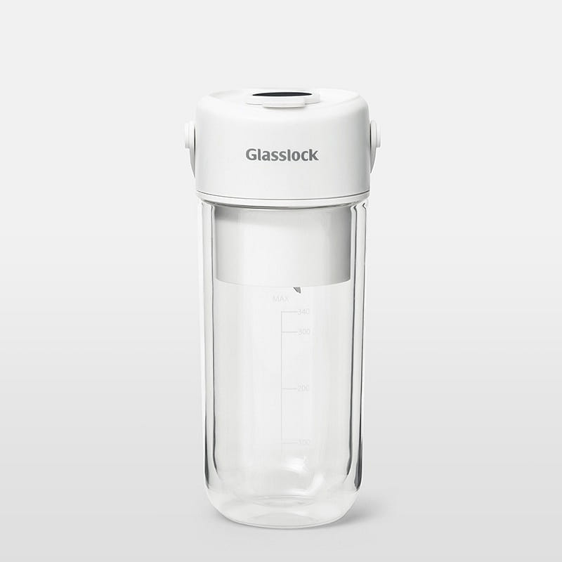 Glasslock Double juice cup340ML-GE-JU03WH 340 밀리리터