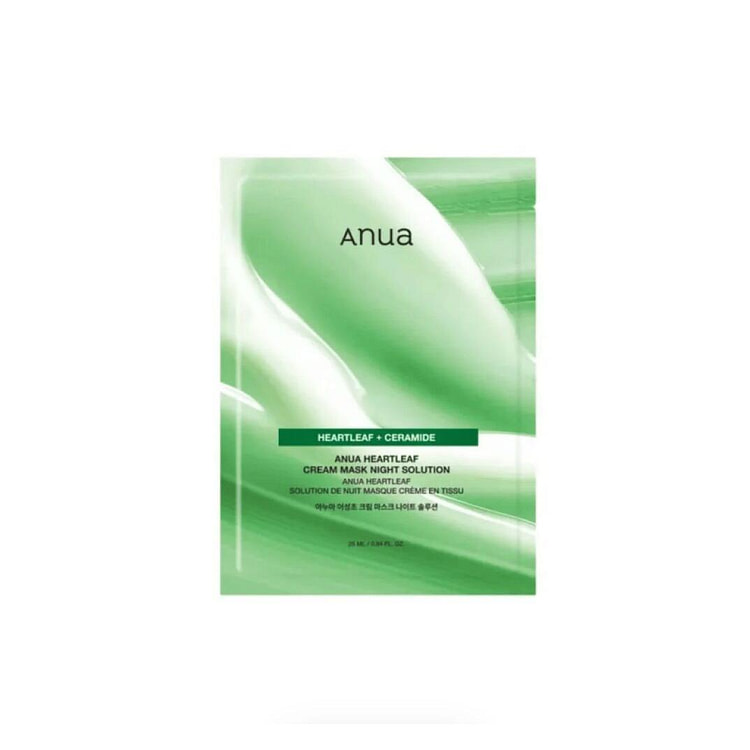 Anua 心叶霜面膜晚间精华液 1 片 25ml 1 份