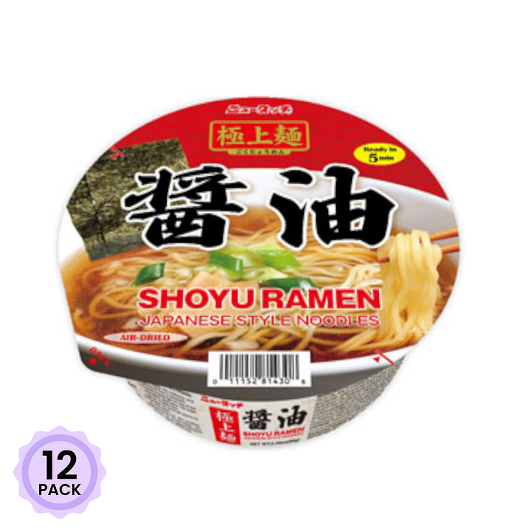 Newtouch Non-fry Noodle Shoyu Flavor 3.39 盎司*12 包