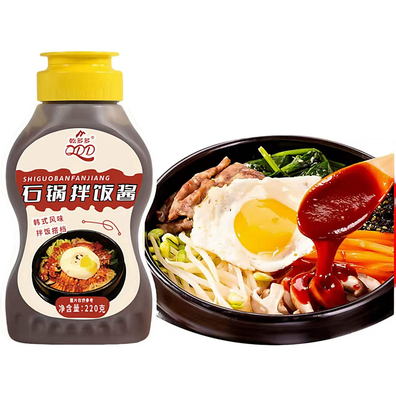 Stone Pot Bibimbap Sauce, Mildly Spicy 220g*1 220 g