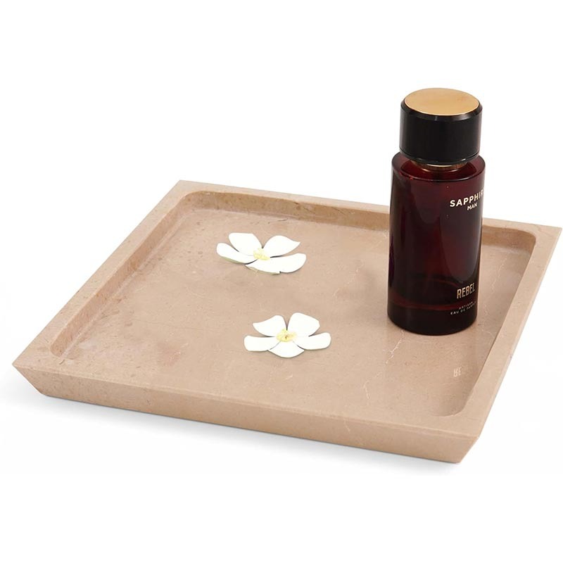 Radicaln Marble Square Tray, 10" Verona 1 each
