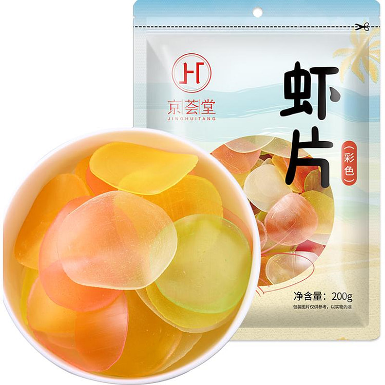 京荟堂原色虾片200g*1