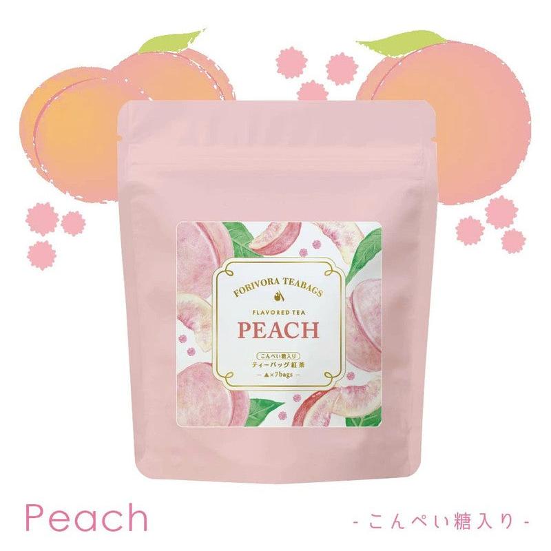 Peach Konpeito Tea FORIVORA Flavored 28g 1 each