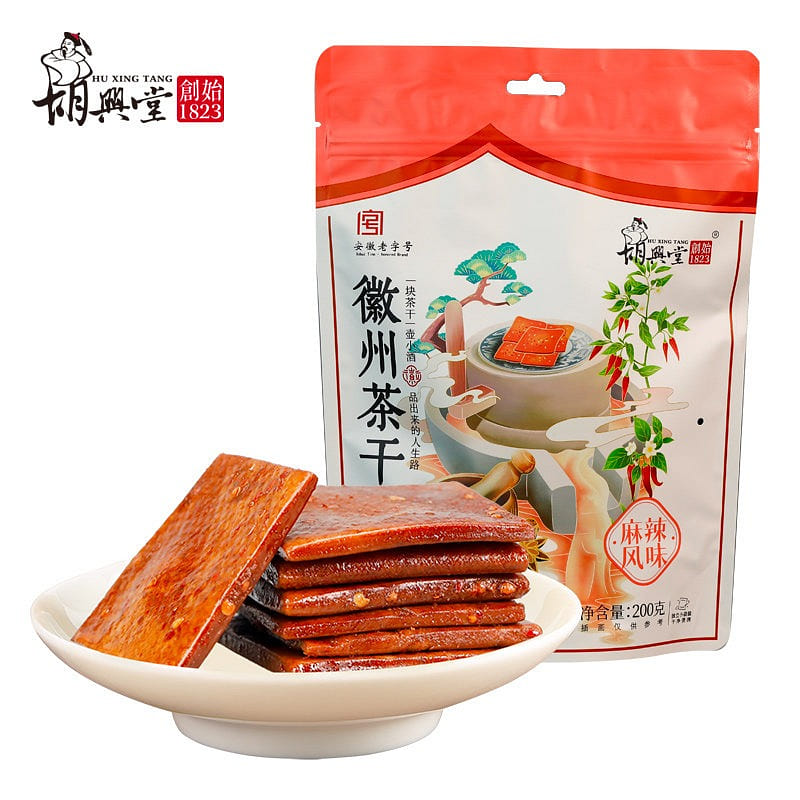 Hu Xingtang Huizhou Spicy Tofu Snack 200g 200 g