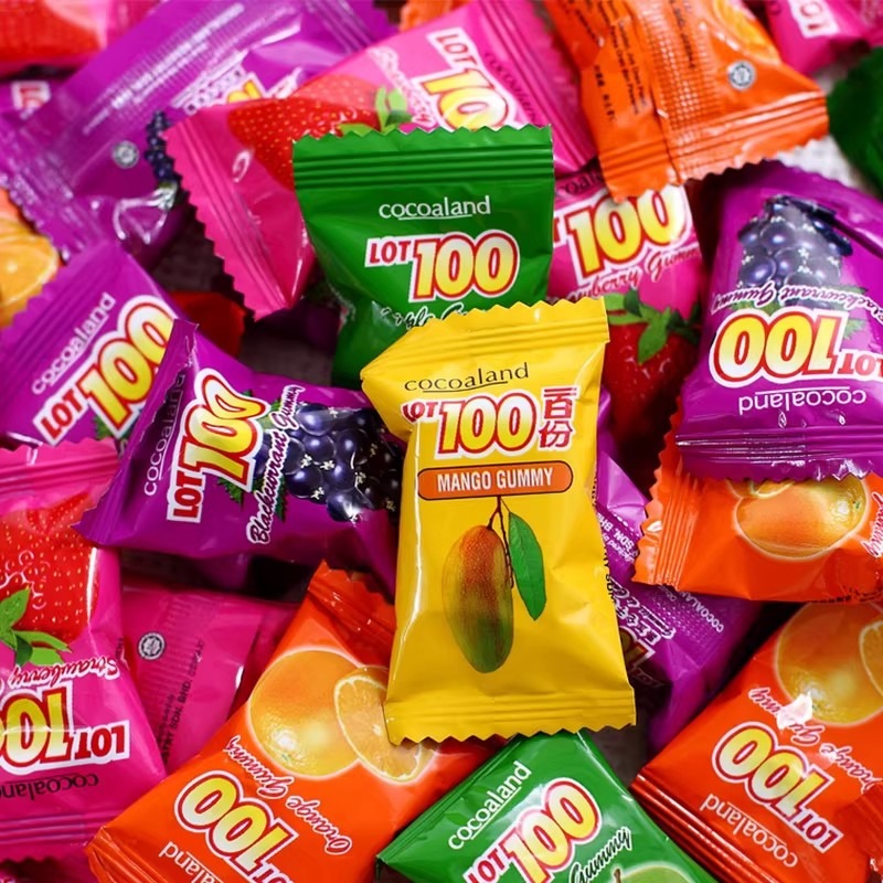 Lot 100 Mango-flavored fruit juice candy 150 g - Weee!