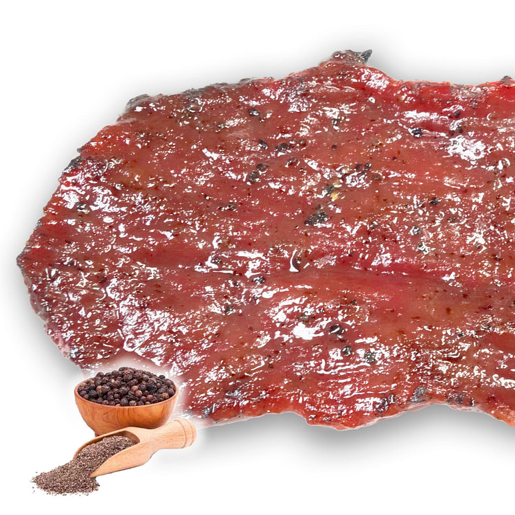 现火烤牛肉干 (黑胡椒味 0.75磅) 肉脯12oz