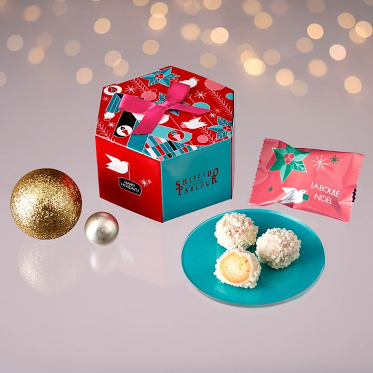 SHISEIDO PARLOUR Christmas White CHocolate Ball 5p 1 box
