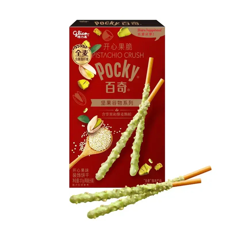 Glico Pocky Pistachio Crisp Decorated Biscuits 1pc 37 g