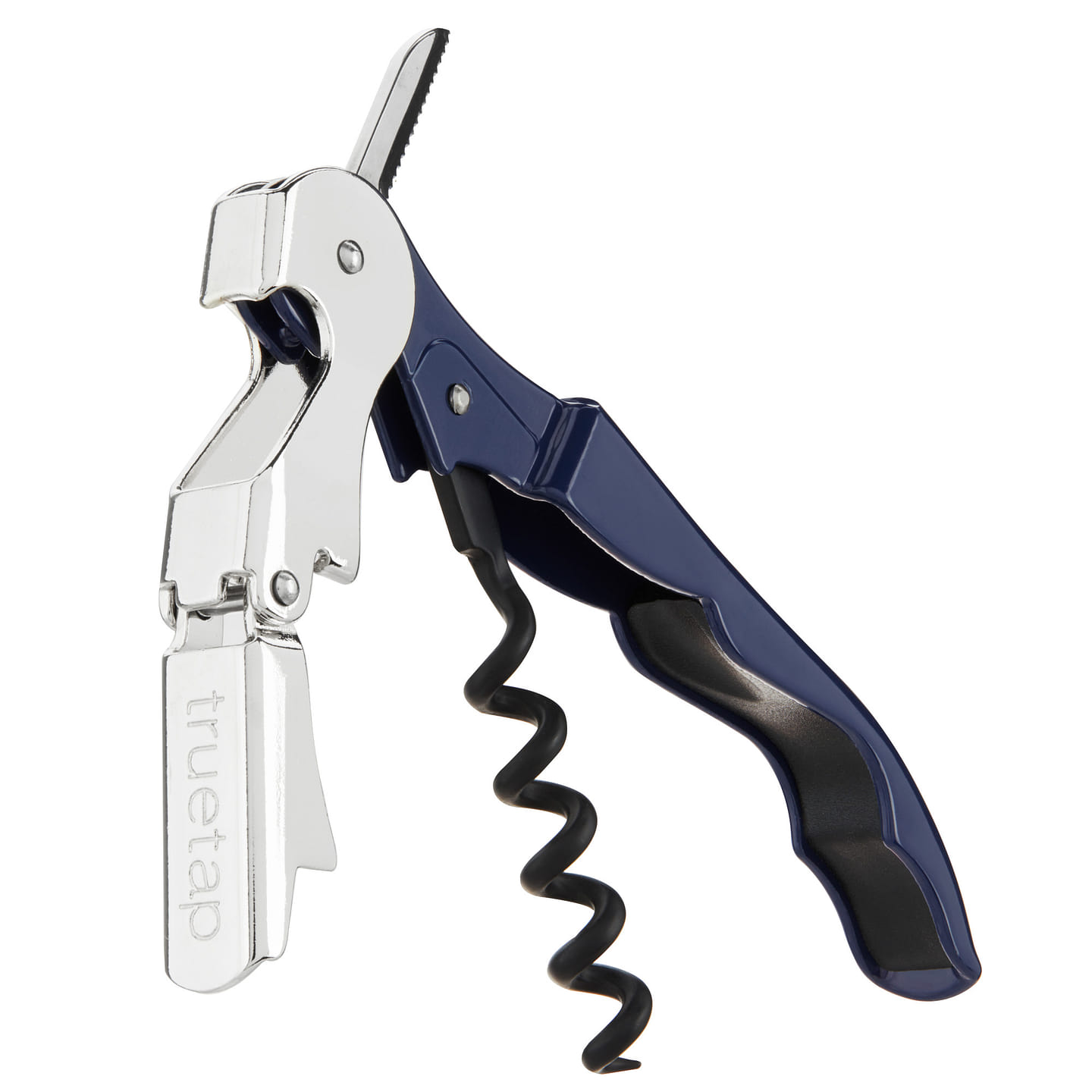 Truetap™: Double-Hinged Corkscrew in Navy Blue 1 each