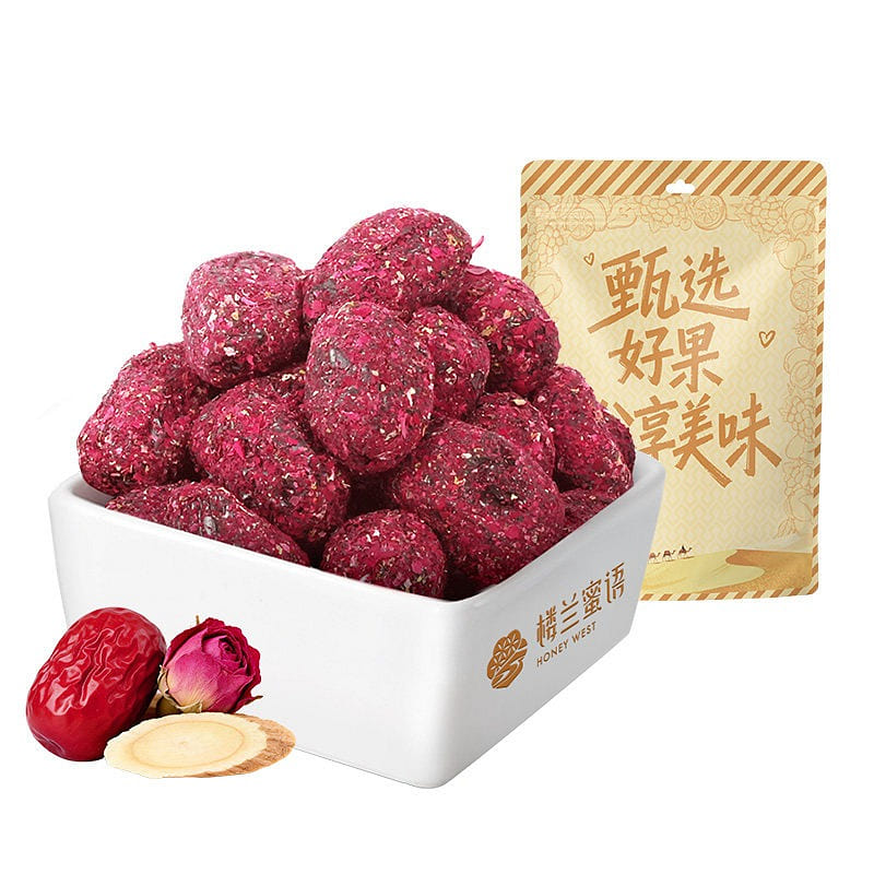 Loulan Honey Rose Astragalus Red Date Snacks 500g 500 g