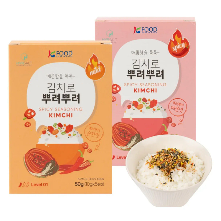 撒上少许泡菜调味料 - 微辣 (min 2)