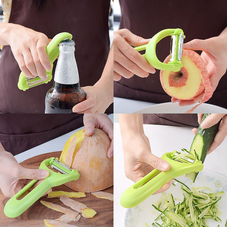 3 in 1 Multi Vegetable Peeler Green 1 count