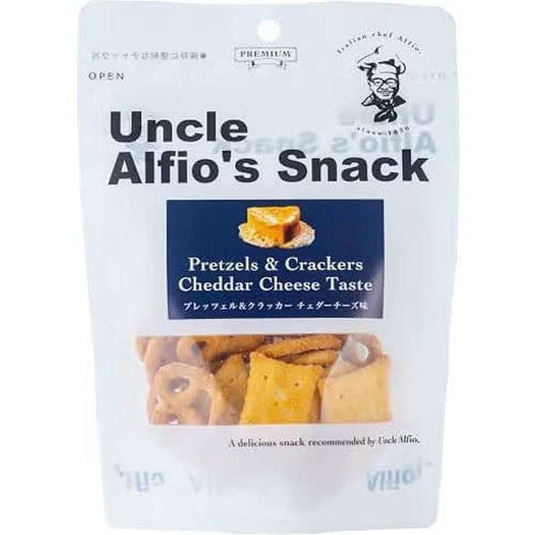 Alfio 椒盐脆饼和饼干 切达奶酪味 30g