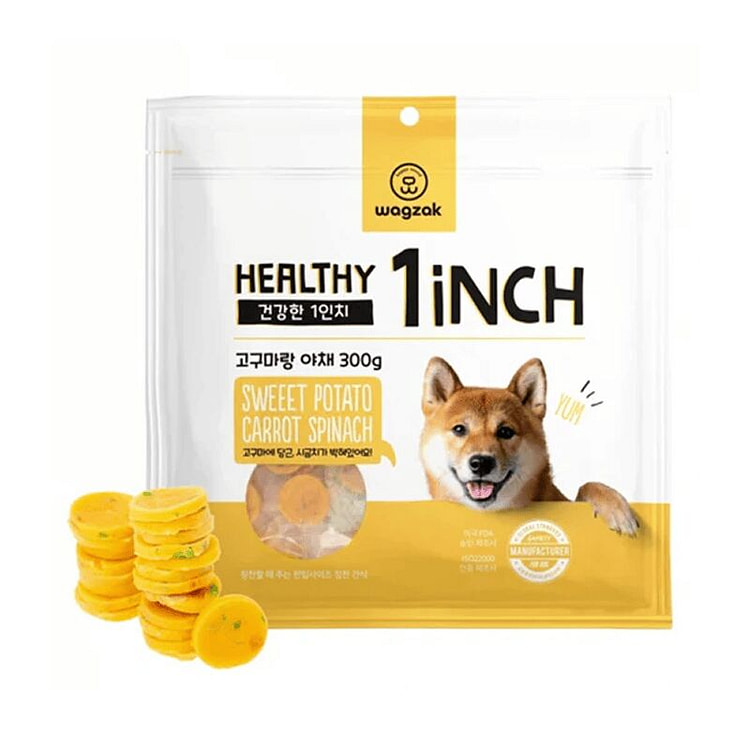 Wagjak 健康 1 英寸红薯和蔬菜 1 包