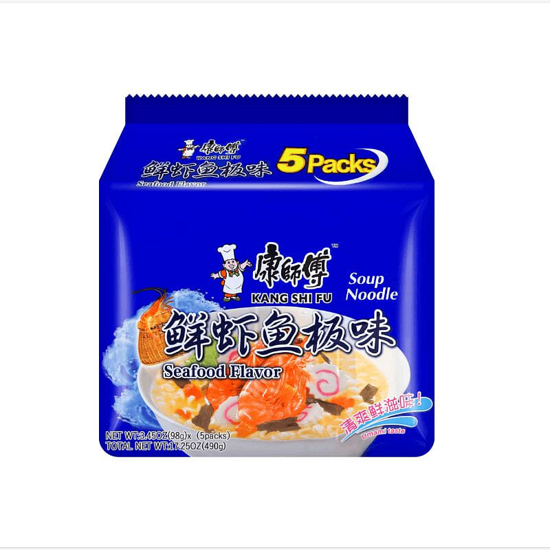 Master Kong Shrimp & Fish Cake Flavor(98g*5)*1pack 490 g