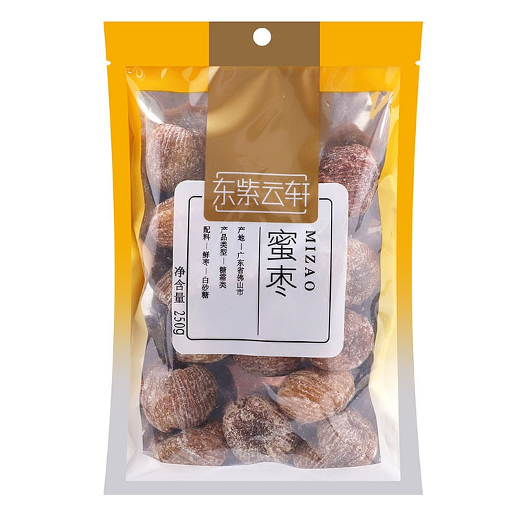 Preserved jujubes, candied fruits and dried fruits