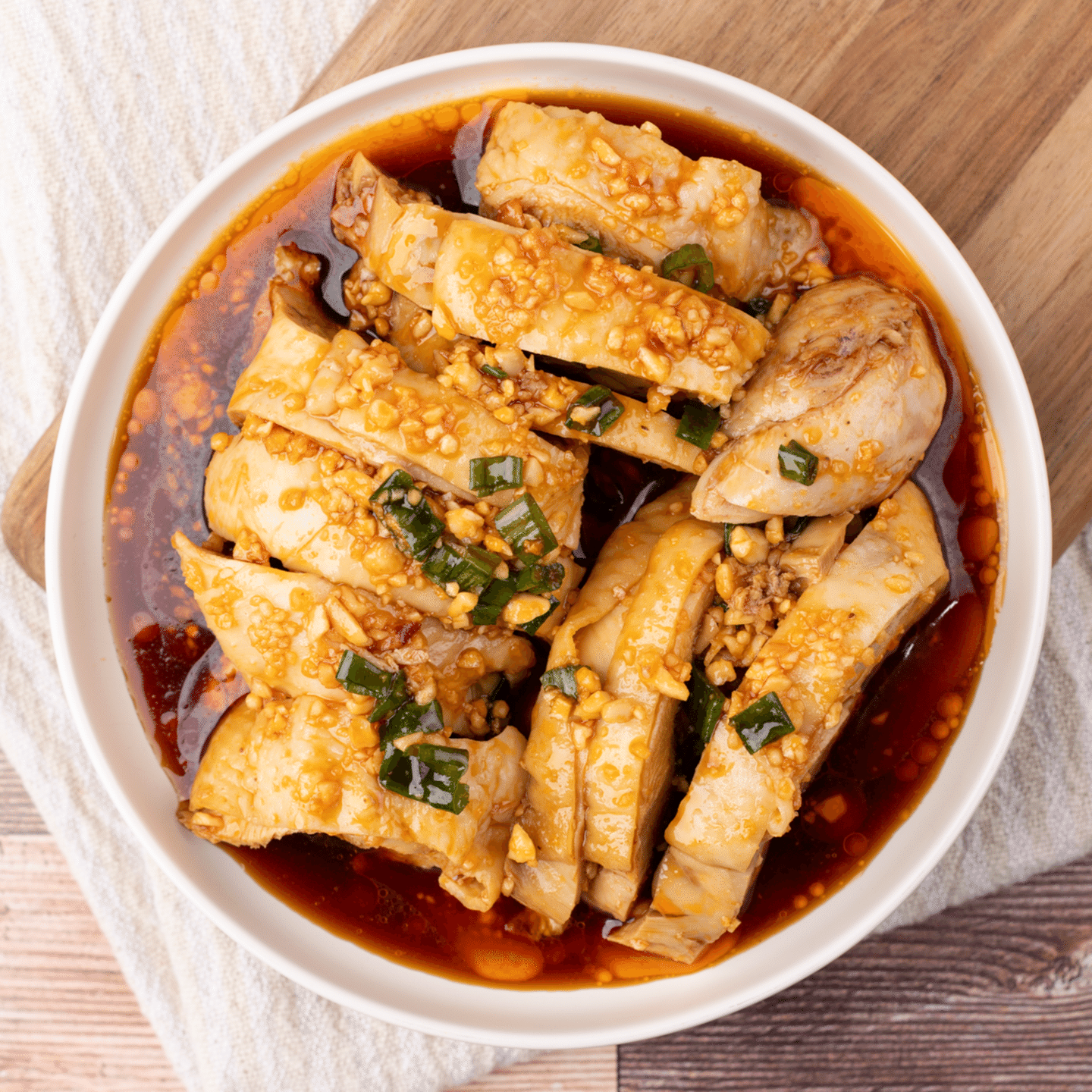 Steam Chicken with Chili Sauce 350g 1 個