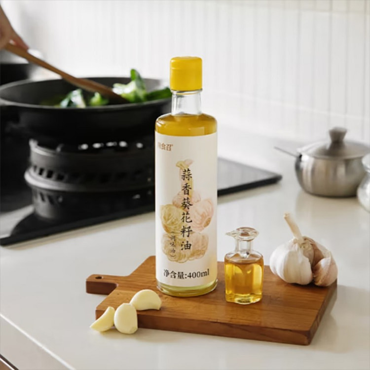 南食召 蒜香葵花籽油 特级压榨基底油 400ml
