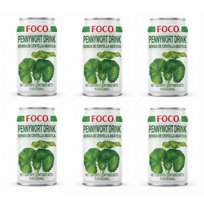 [Foco] Pennywort Thai Drink – pack of 6 2100 ml