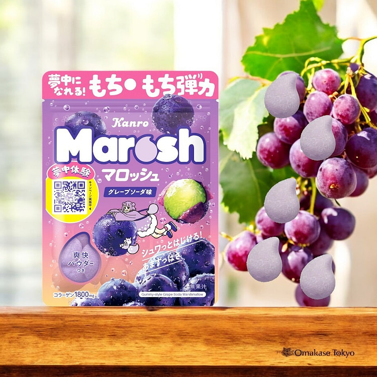 Kanro Marosh 葡萄苏打水口味 50g